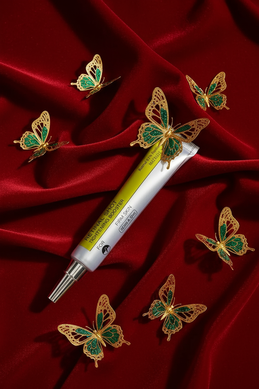 Retinal Shot with Butterflies