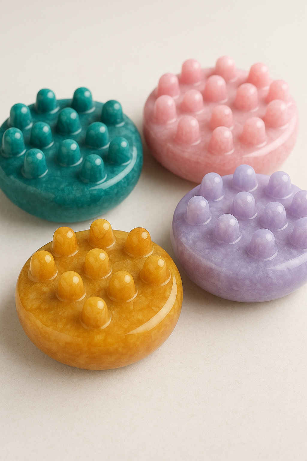 Resin Meridian Massage Brush