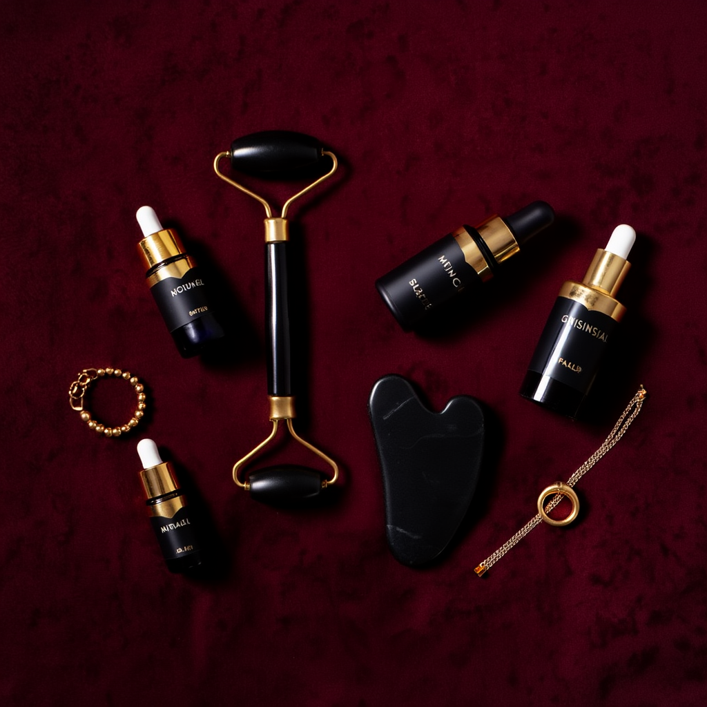 Black Serenity Jade Roller