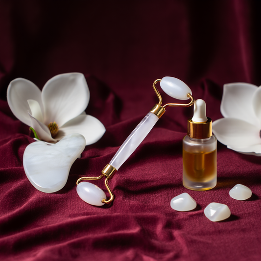 White Serenity Jade Roller